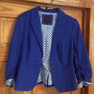 Royal blue blazer